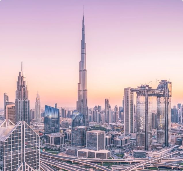 Dubai arial view